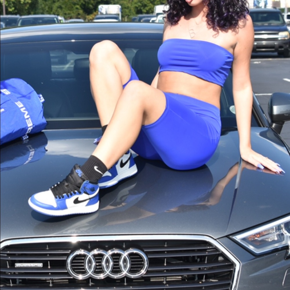 Blue matching set